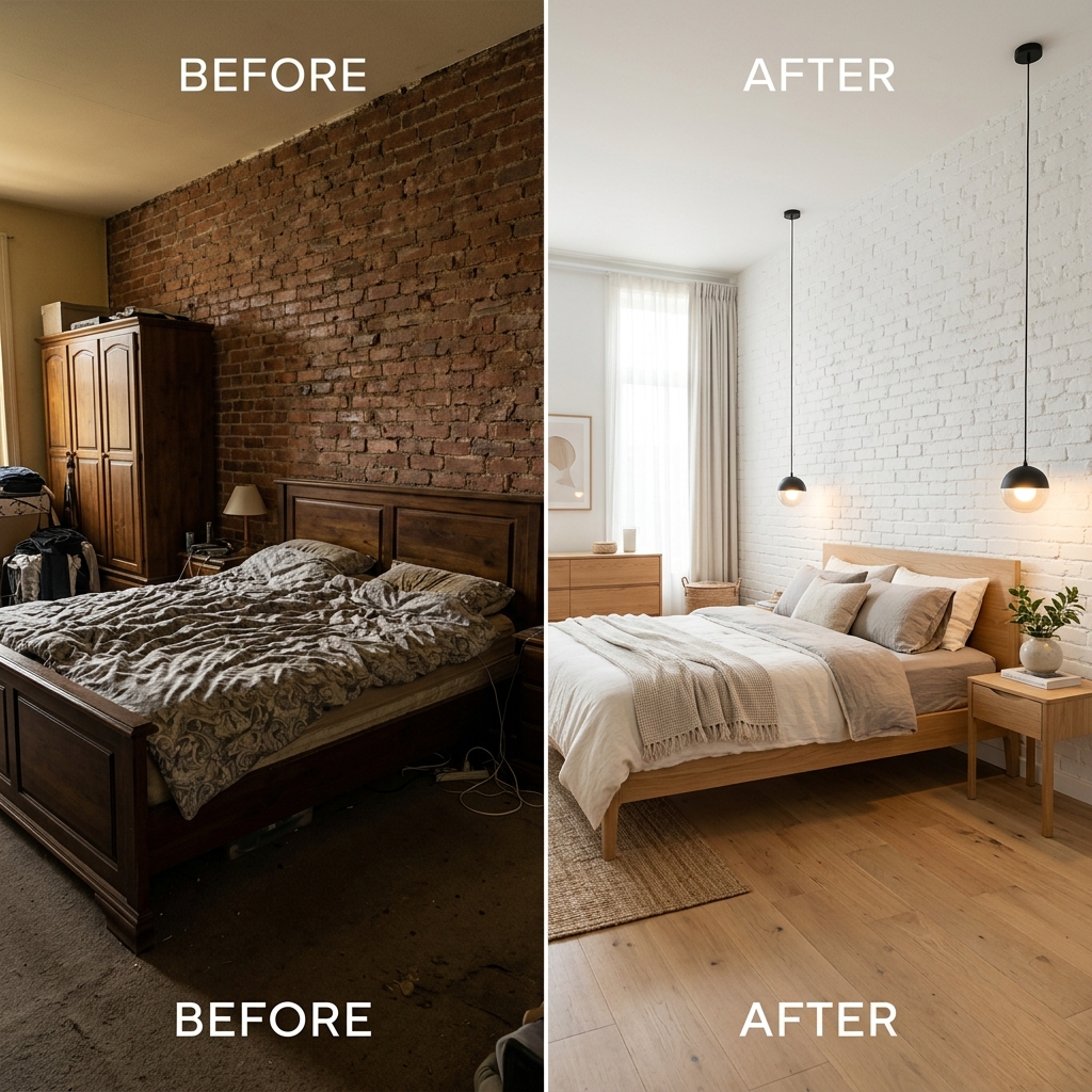 Bedroom renovation project by Shape My Home